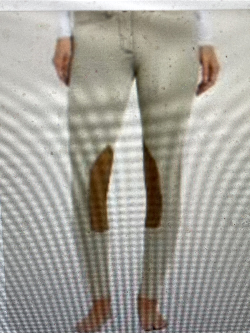 Made in England equestrian riding pants with Suede Knee Patches - new